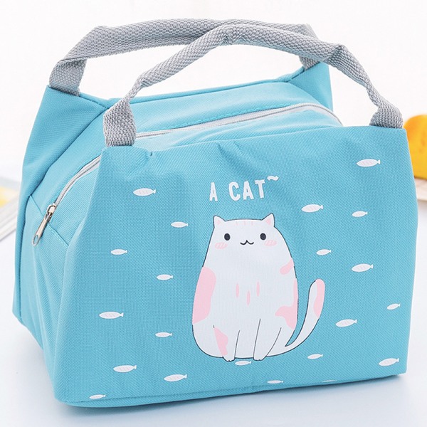 Picnic laukku kannettava sarjakuva eristyskassi lounaskassi Little Cat 21*17*15cm - varastossa Little cat 21*17*15cm