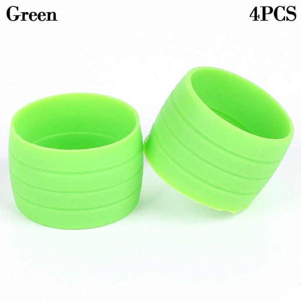4kpl Bike Plug Rubber Road Polkupyörän kahvat VIHREÄ - spot-myynti Green