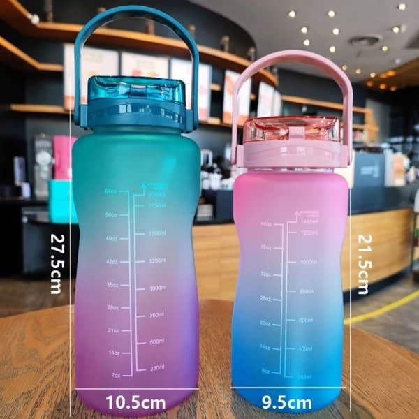 Vattenflaska Sport drickskopp - high quality Blue 2000ml
