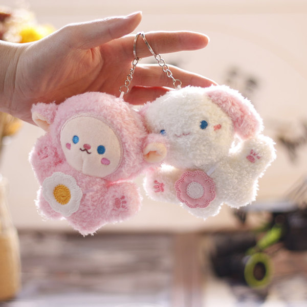 Får Apa Gris Plyschdocka e Djurdocka Fylld Toy Key Cha - spot sales A2