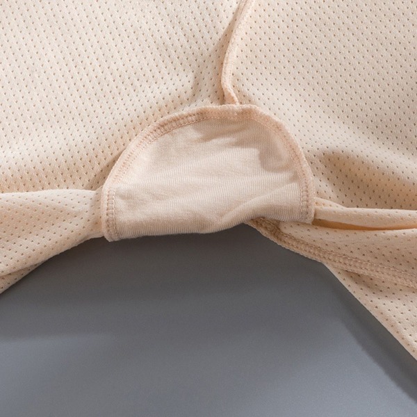Summer Ice Silk Andas Plus Size Seamless Pants BEIGE M - stock Beige M (32.5-55 kg)