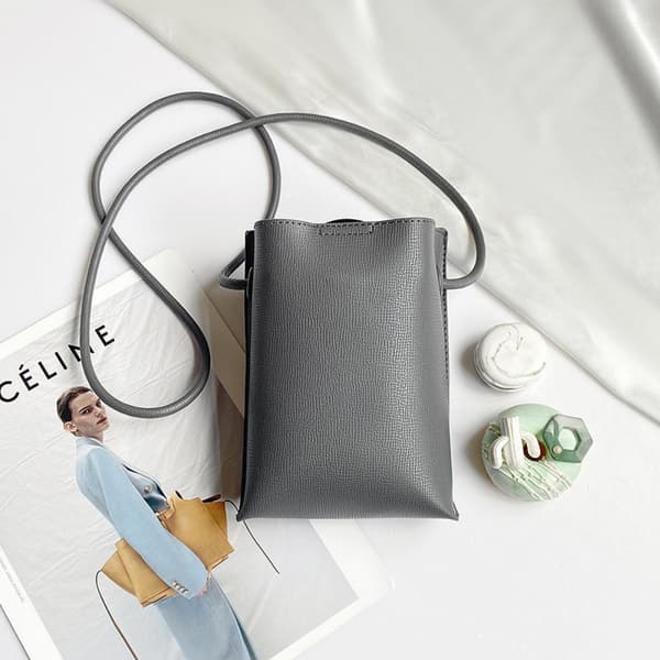 Läderhandväskor Crossbody-väskor GRÅ - spot sales grey