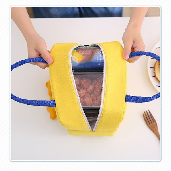 Kannettava söpö sarjakuva Duck Cooler -lounaskassi - spot-myynti blue
