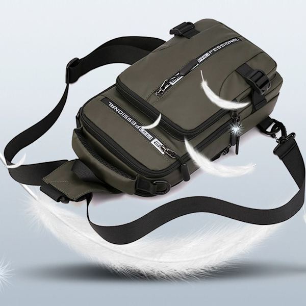 Sling Crossbody Bag Axel Ryggsäck GRÅ - spot sales Gray