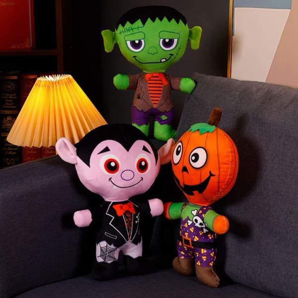 Halloween kurpitsa ghost pehmolelu täytetty tyyny - varastossa