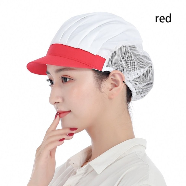 Chef Cap Cook Headgear RED - varastossa red