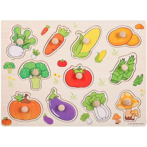 Träpusselpusselbräde GRÖNTSAK GRÖNSAMISK - high quality vegetable