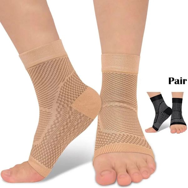 Kompressionsstrumpor Foot Brace NUDE - spot sales nude S/M