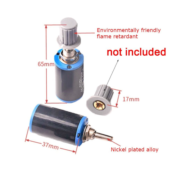 2st Multiturn Potentiometer WXD3-13-2W 2ST 4K7 - spot försäljning 2pcs 4K7