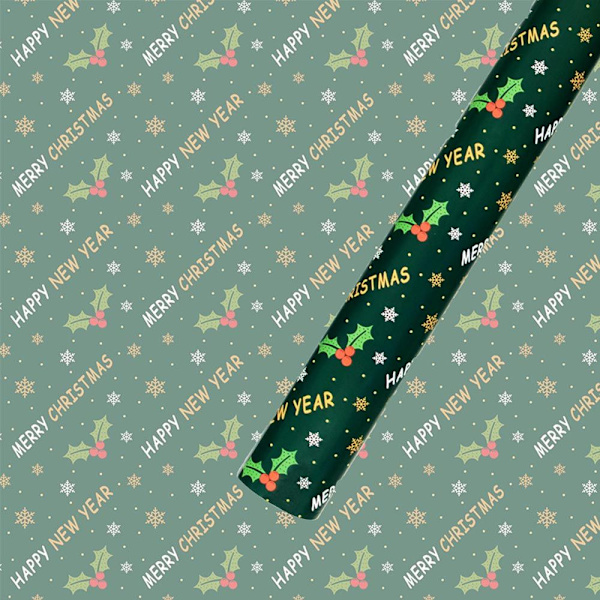 2 arkkia 50 * 70 cm joulun käerepaperi DIY laukku - varastossa 4