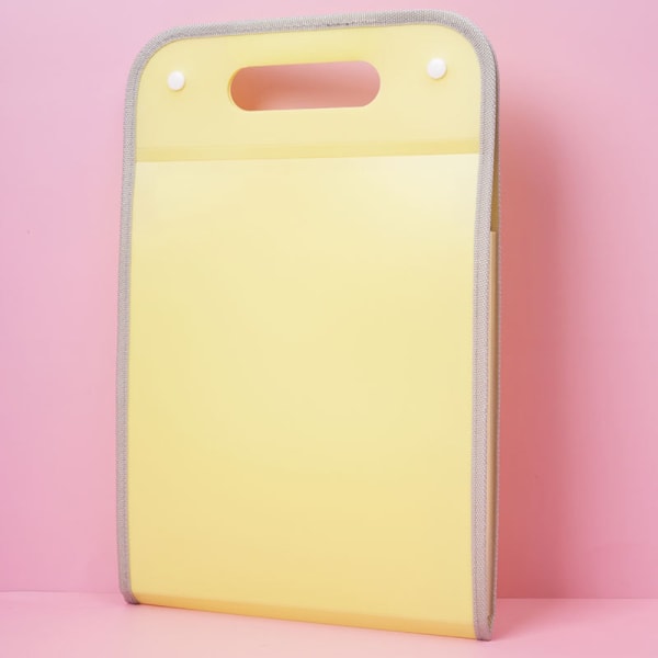 Dragspelsväska Mapp A4 Mapp GUL - high quality Yellow