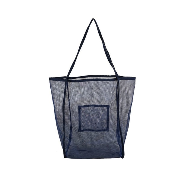 Mesh Beach Bag Strandväska BLÅ - spot försäljning blue