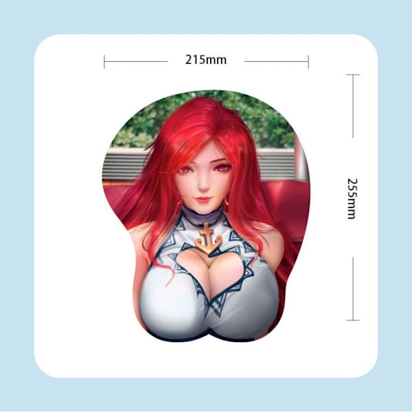 Sexig mus vadderar Tecknad film Anime D bröst Mousepad handledsstöd - spot försäljning