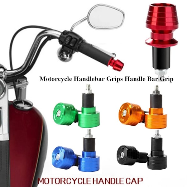 1 pari Universal Motorcycle Handle RED - korkea laatu Red