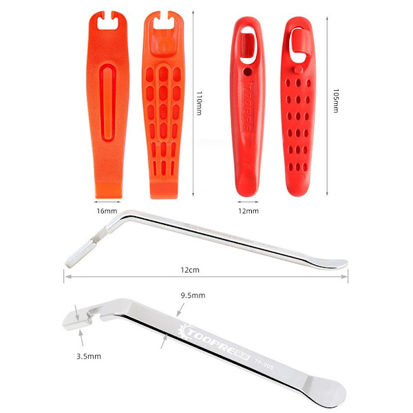 3kpl Tire Pry Bars Bike Repair Tool - spot-myynti