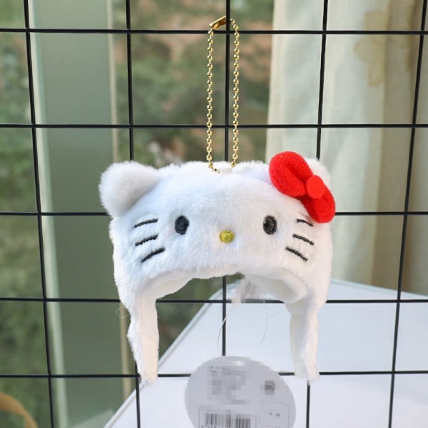 Plysch Head Cover Pendant Cross-Dressing Hat Doll - spot försäljning 4