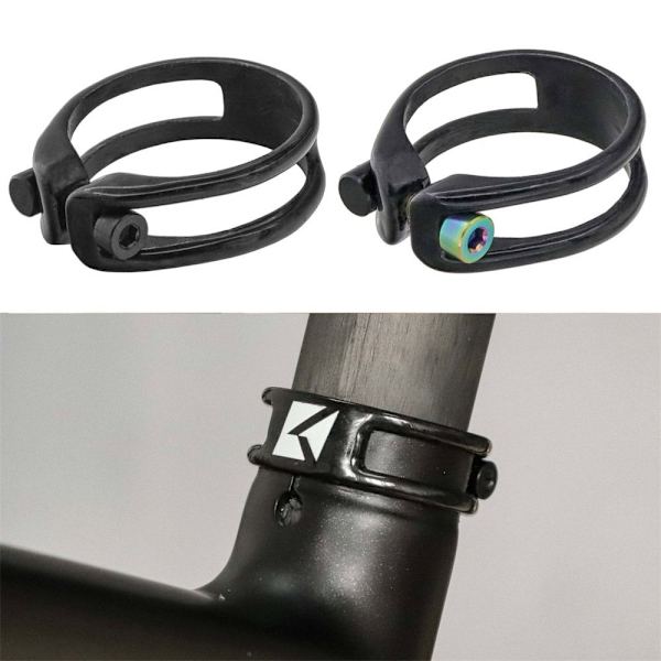 Polkupyörän satulatolppakiinnike Satulatolppakaulus 34.9MM VÄRIVÄRI VÄRI - korkea laatu 34.9mmColorful