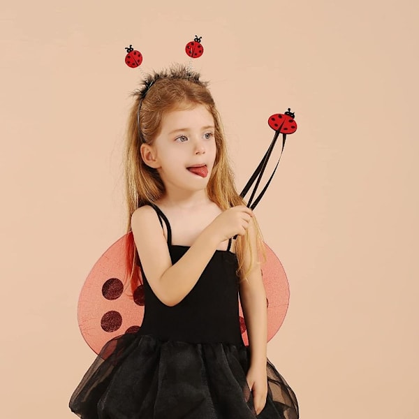 Ladybug Wings Kostym Fairy Wings Performance rekvisita - spot försäljning