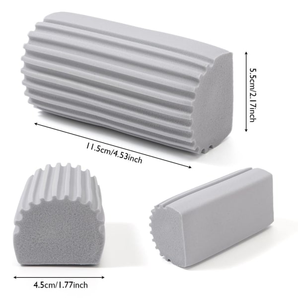 Magic pölynpuhdistussienet Damp Clean Duster Sponge GREY 1 - korkea laatu Gray 1 Pc-1 Pc