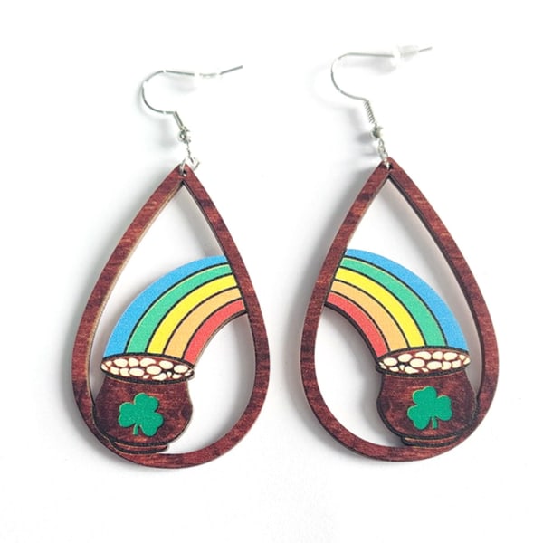 Kvinnors smycken St. Patricks Day Drop örhängen hängande örhängen - high quality C