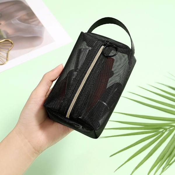 1 st Resekosmetikväska Sminkpåse SVART S - spot sales Black S-S