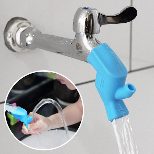 3 joustavaa hananpidennystä Silicone Sink Faucet Spray He - varastossa blue one-size 3pcs