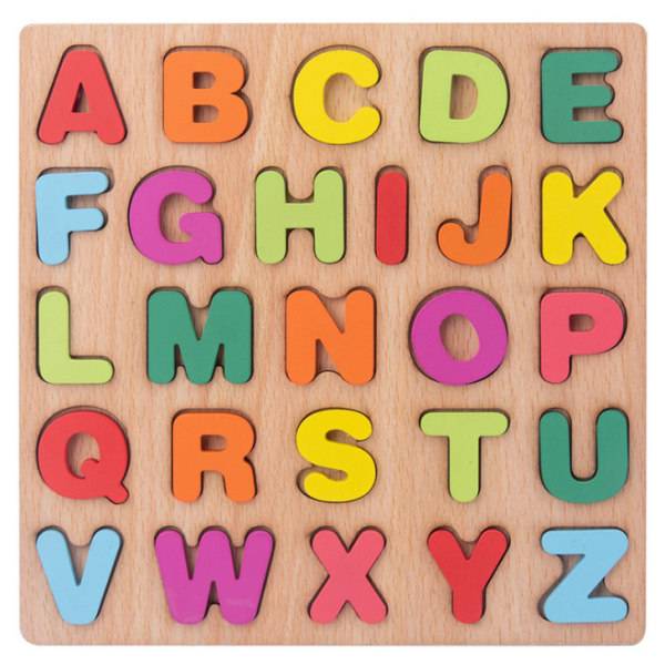 ABC Letters Sorting Board Block Alphabet Lelut - loki