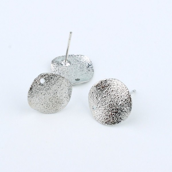 Alloy Stud Earrings Post Blank - varastossa