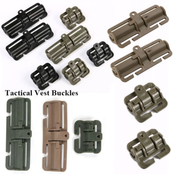 2kpl Tactical Vest Buckle Slider Buckle - spot-myynti 1