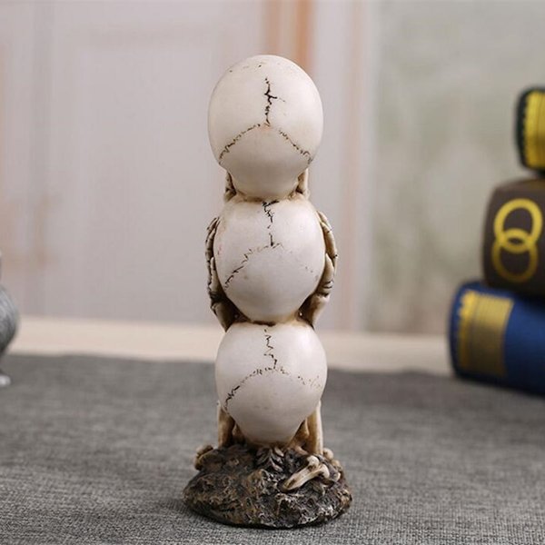 Skull Head Ornament Patsas Jalkaveistos 18cm - spot-myynti 1Pcs