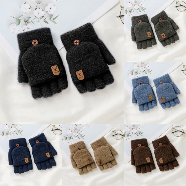 Flip Mittens fingerlösa handskar KHAKI - high quality