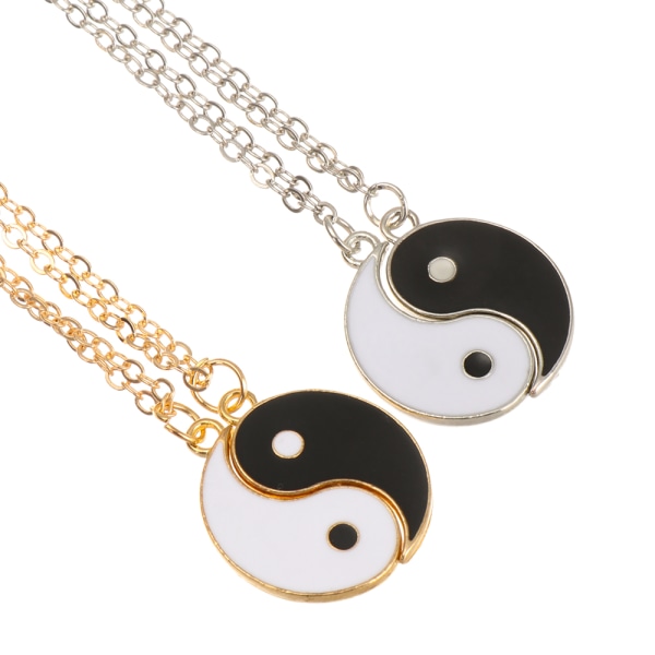 Par Halsband Yin Yang Charm Hänge - on stock