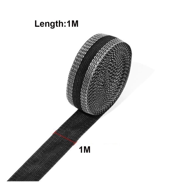 10st Rullade Byxor Patch Byxor Paste Edge Tape SVART - high quality Black