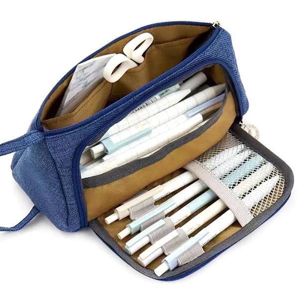Case Skolpappersväska Stor kapacitet - on stock Blue