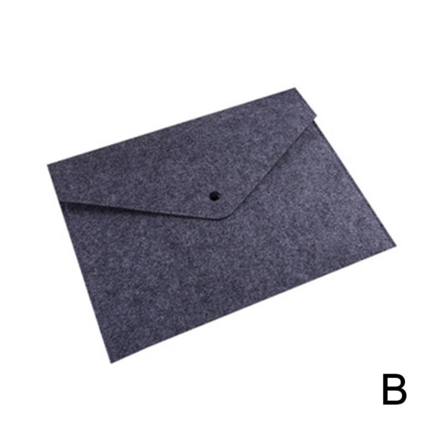 Vattentätt läder A4 Business Mapp Dokumentpapper Organi - spot försäljning Light grey A4
