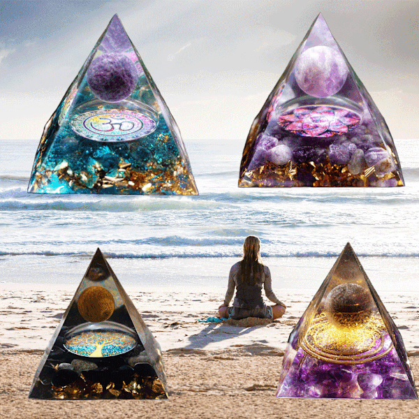 Orgone Pyramid Positiv energigenerator STYLE4 - high quality