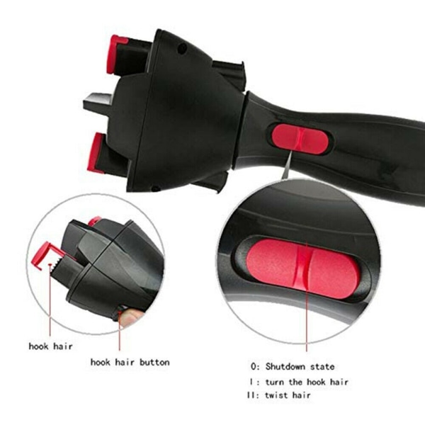 DIY automatiska elektriska hårflätar styling skönhet mode - spot försäljning