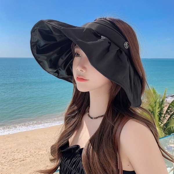Dam Solhatt Vikbar Bucket Hat SVART - high quality black