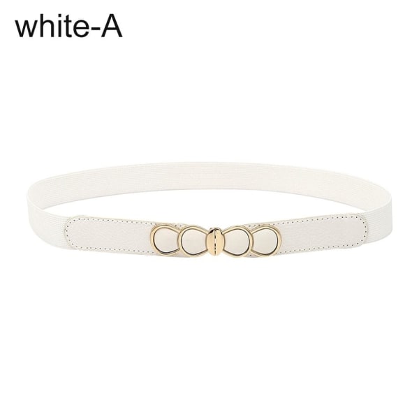 Elastiska bälten Midjerem VIT A - on stock white A-A