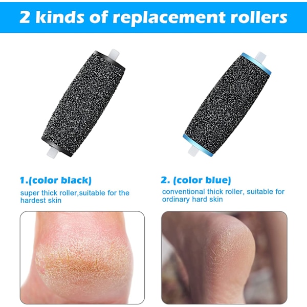 Replacement Roller Callus Remover, Professional Electric - stock