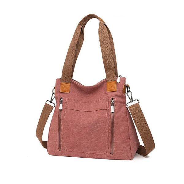 Axelväska Tygpåsar ROSA - stock pink