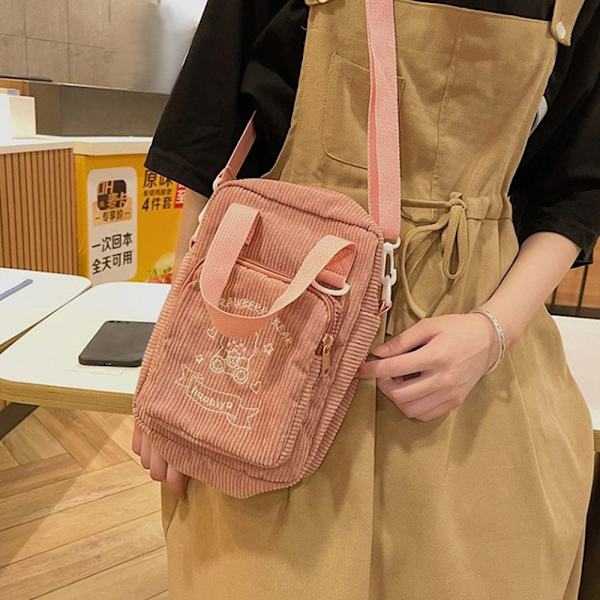 20CM Dockväska Genomskinligt fönster BEIGE MANDÄX - high quality beige corduroy-corduroy