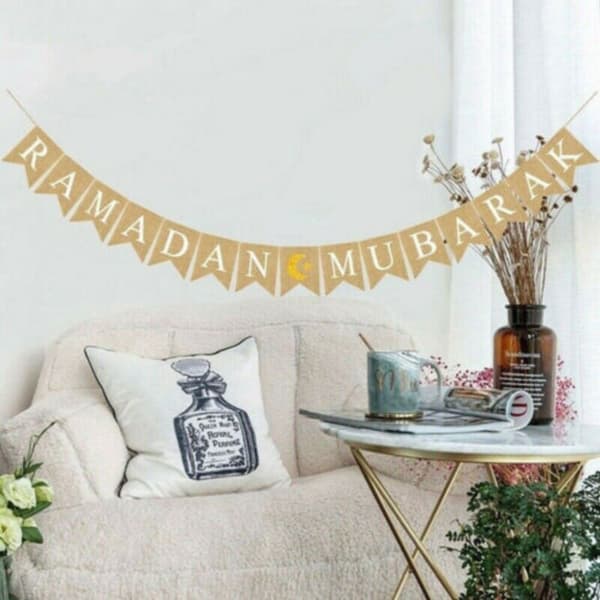 Ramadan Kareem Ornaments Eid Mubarak Linens - varastossa