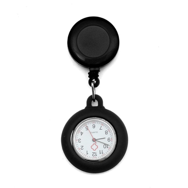 Infällbar sjuksköterskeklocka WATCH - high quality black