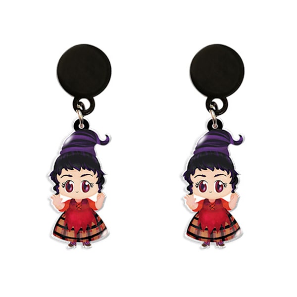 Hocus Pocus Witches Fabulous Drop Dingle Korvakorut Halloween - varastossa E