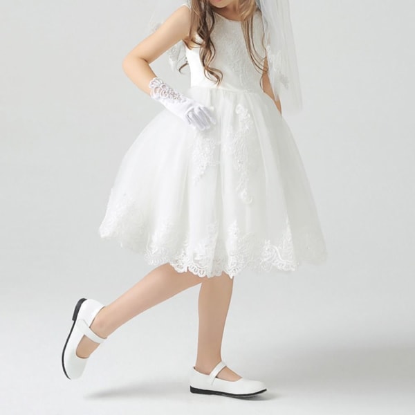 Bröllopshandskar Princess Handskar 4-7 ÅR - stock 4-7 years old