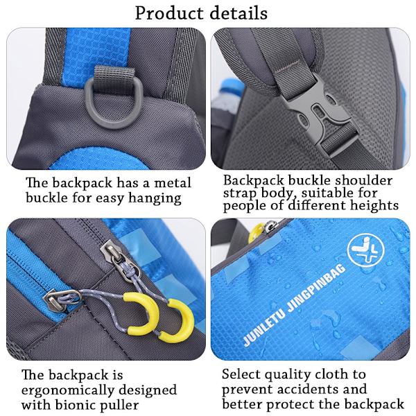 Unisex-rintalaukku Outdoor Sling Backpack BLUE - spot-myynti blue