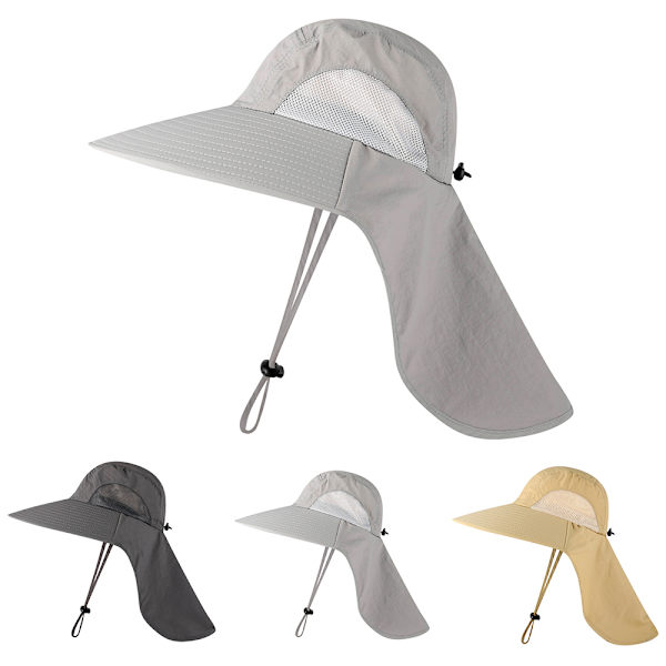 Solskyddsmössa utomhus för män och kvinnor Fiskarhatt Cap - high quality khaki