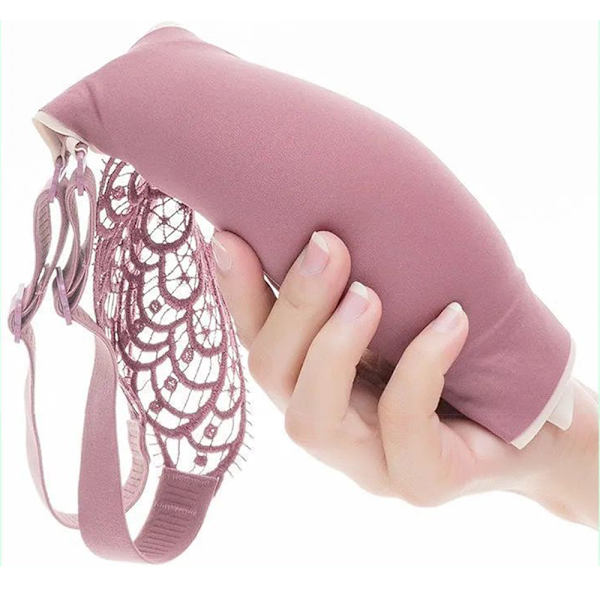 ode Langaton T-paita Rintaliivit naisille Pitsi Sexy Butt-erfly Back - varastossa red M