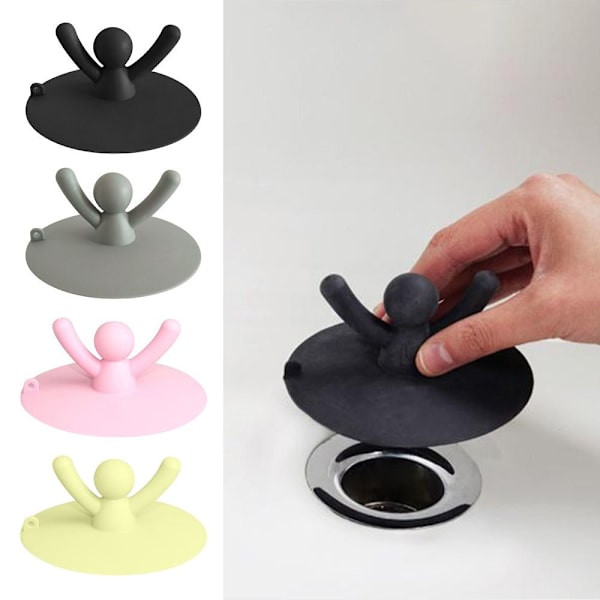 Avloppssil Cover Diskbänkssil SVART - stock Black